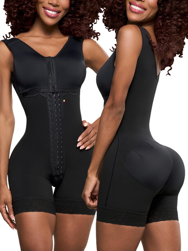 Sonryse PP-086 Fajas Colombianas Reductoras y Moldeadoras Postpartum Girdle Tummy Control Shapewear Black Small - Image 1